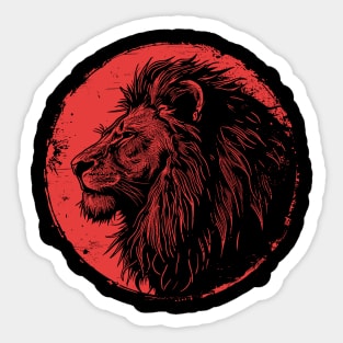 Lioan Head Sticker